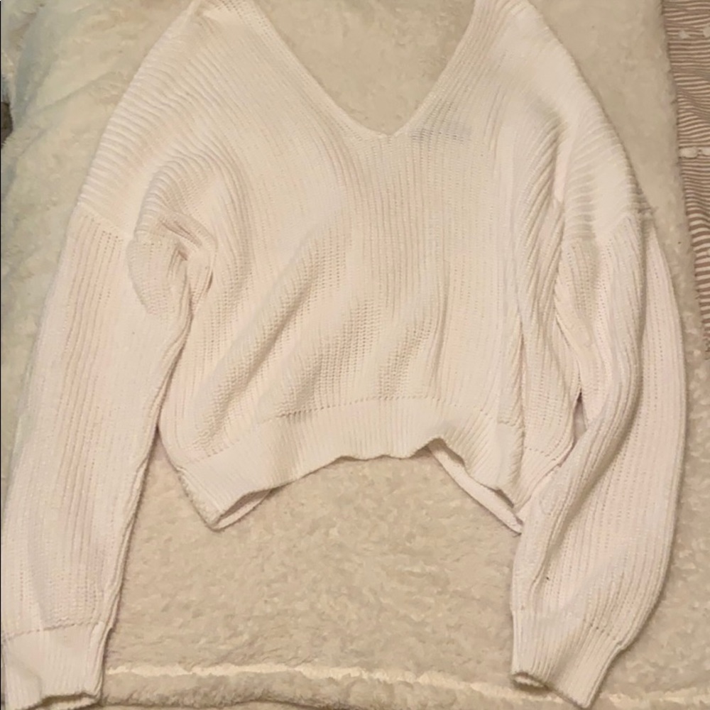 White Forever 21 sweater
